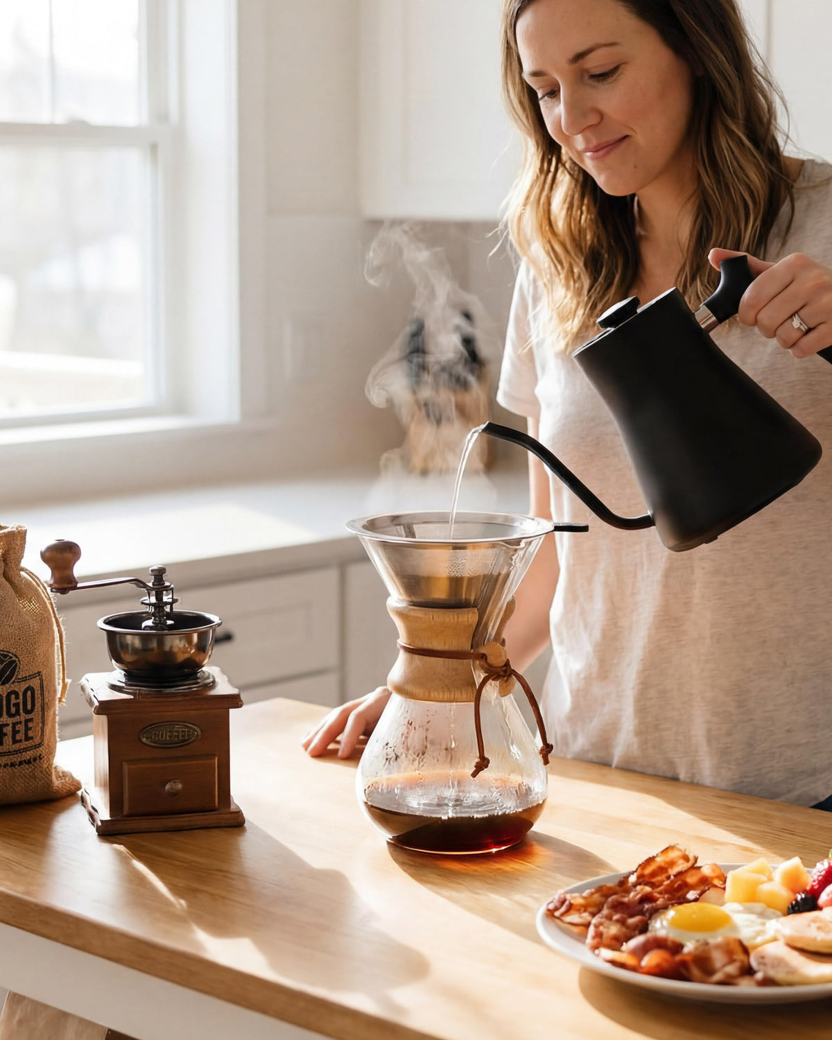 Pour Over Coffee Maker Set