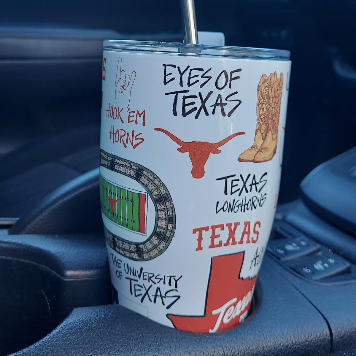 University of Texas 30oz Stainless Steel 3D Icon Travel Mug w