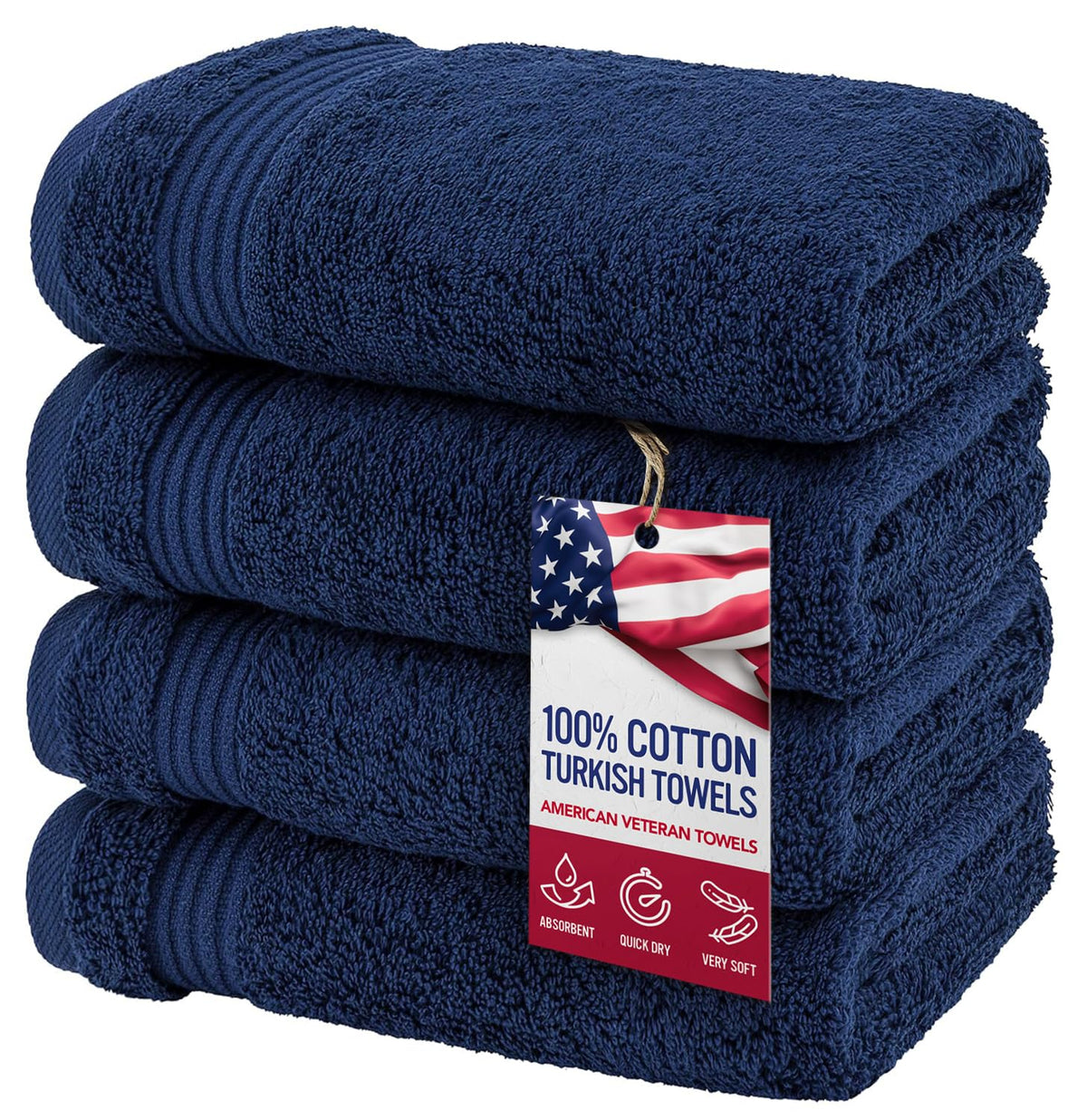 Hand Towels for Bathroom Set of 4 (4 Count)