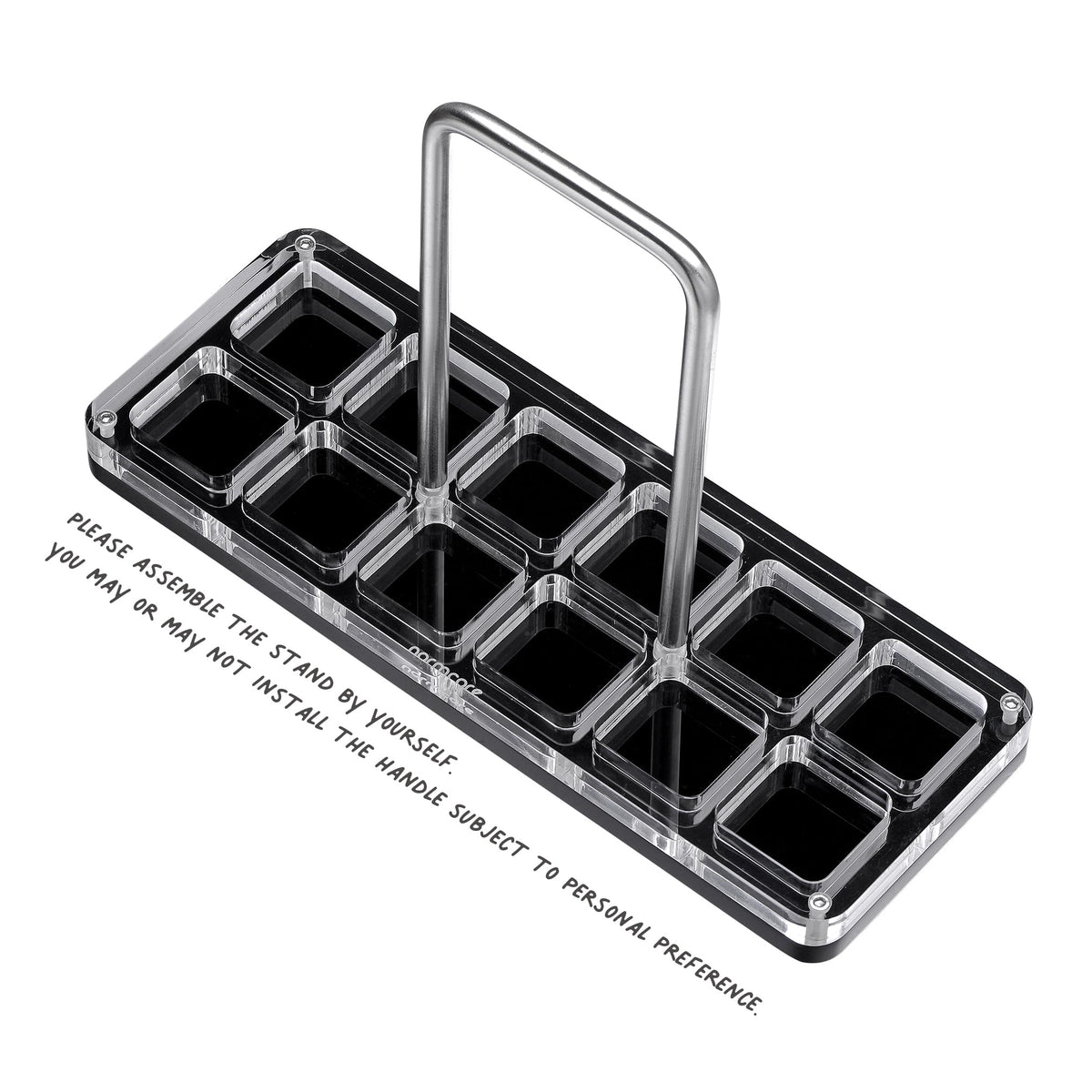 12 Tubes Coffee Bean Cellars with Stand & Hopper (16 Ounce)