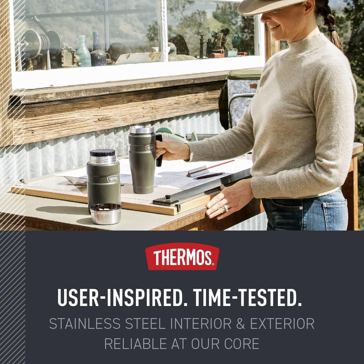 Stainless King Travel Mug with Handle