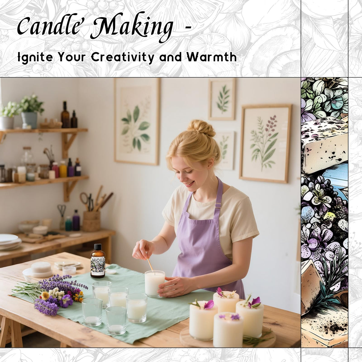 Lilac Fragrance Oil for Women Perfume Making