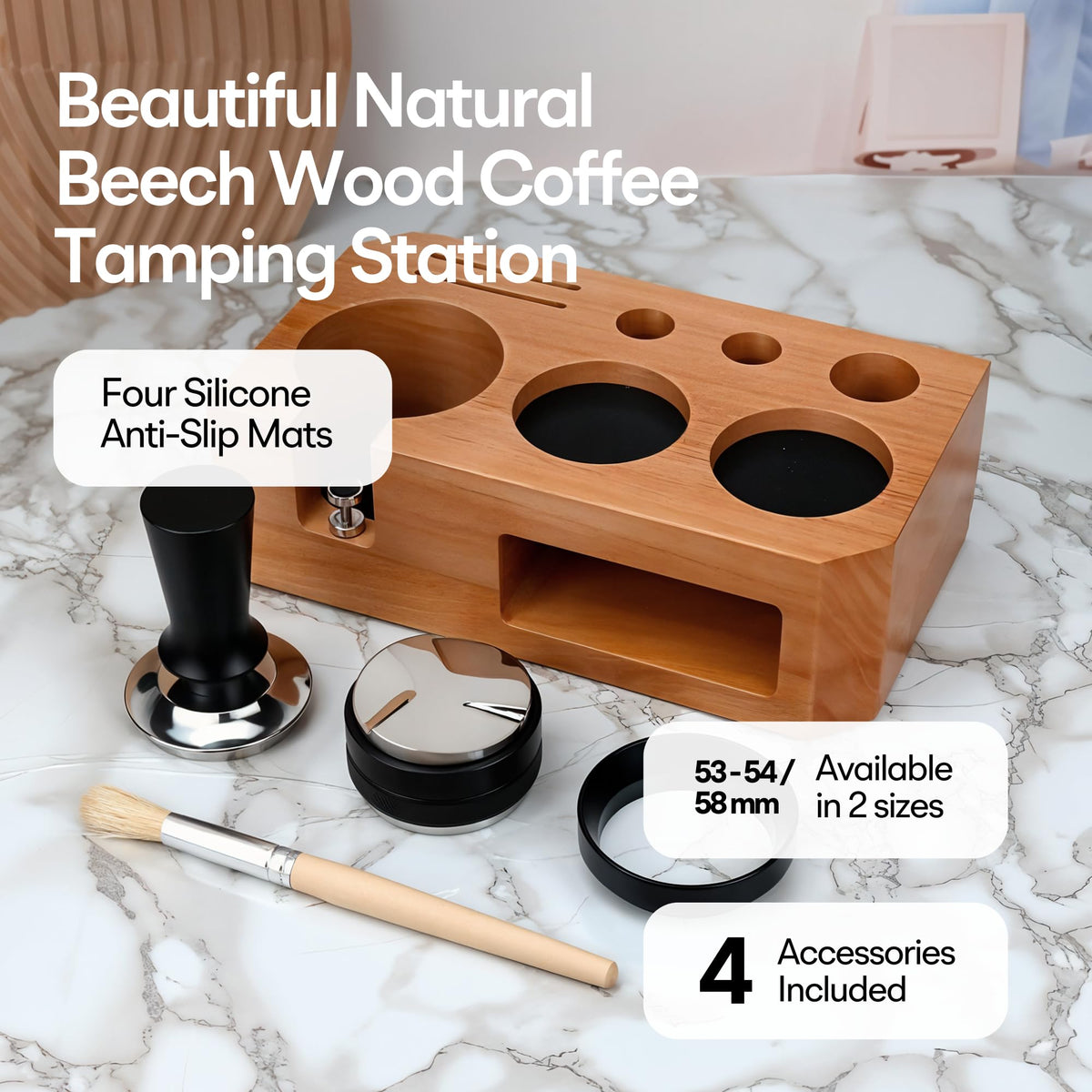 Espresso Tamping Station With Tools