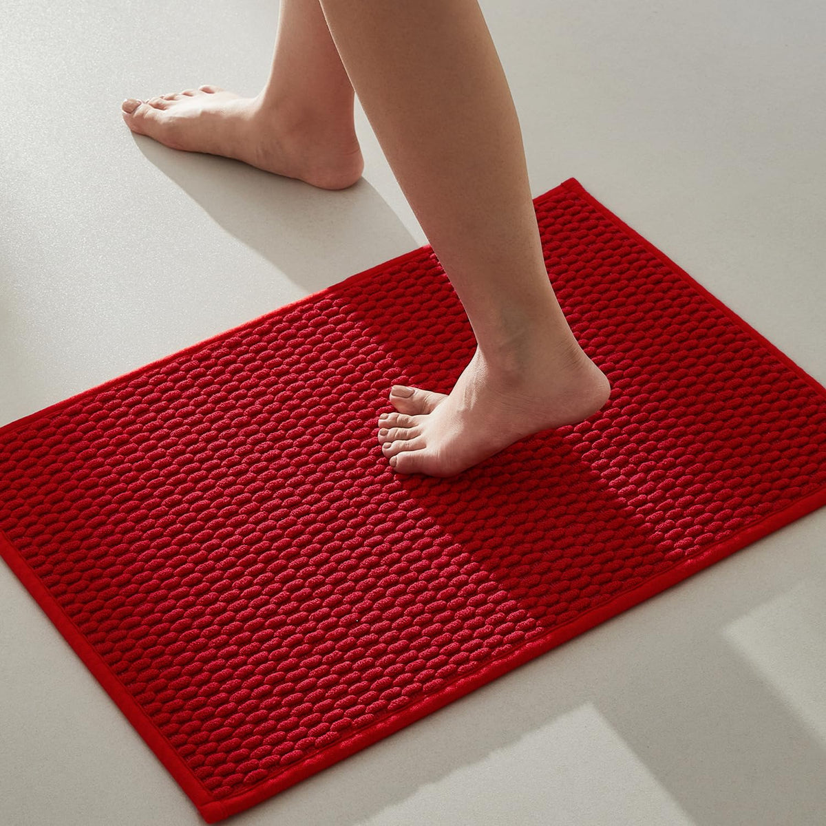 Christmas Bathroom Rugs Non Slip Washable (2.6667 Sq Ft)