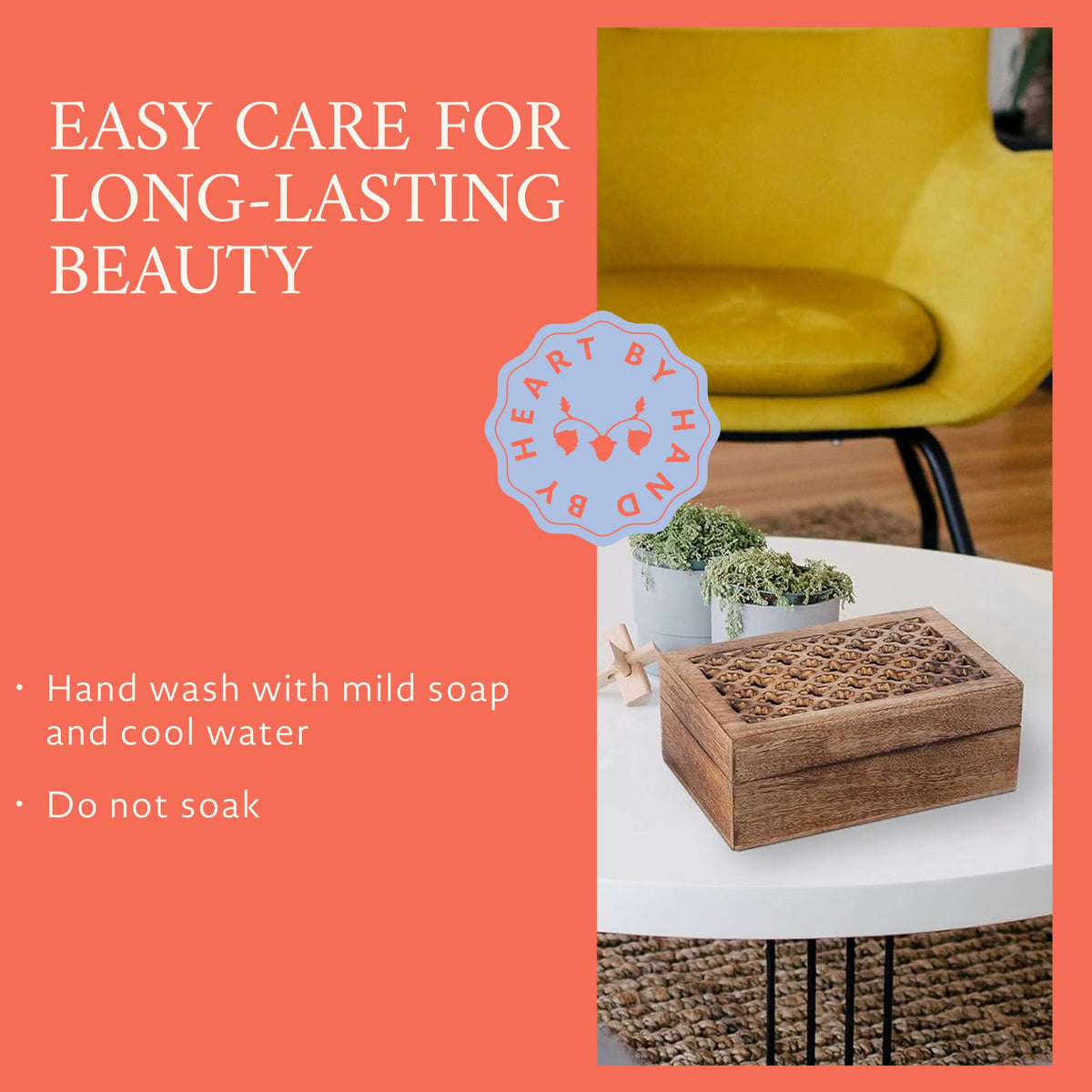 Trellis Wood Storage Box