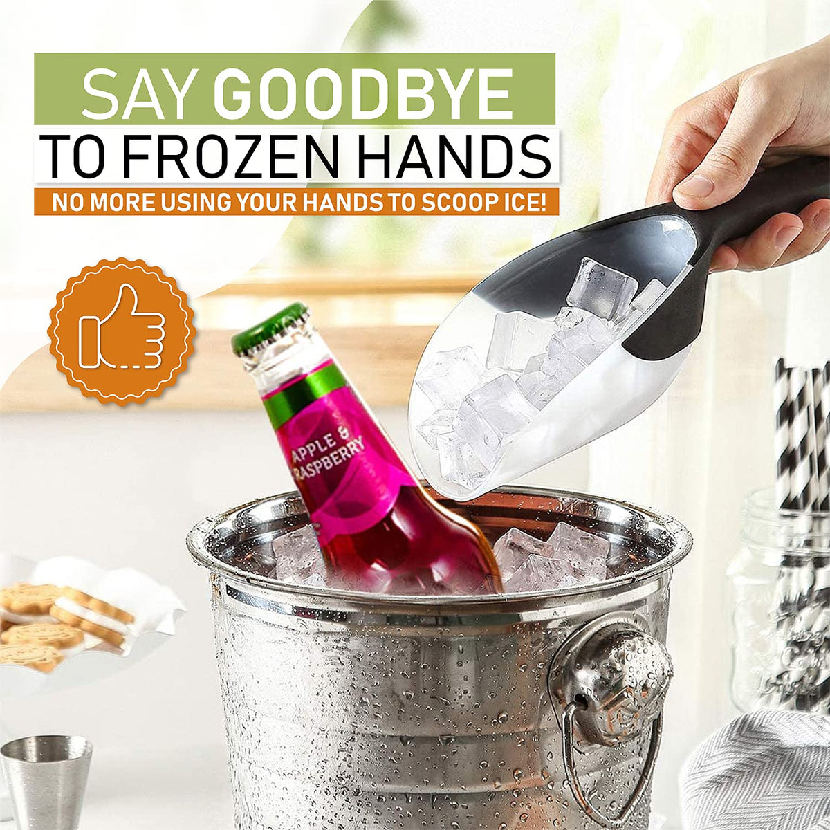 Magnetic Ice Scoop for Freezer
