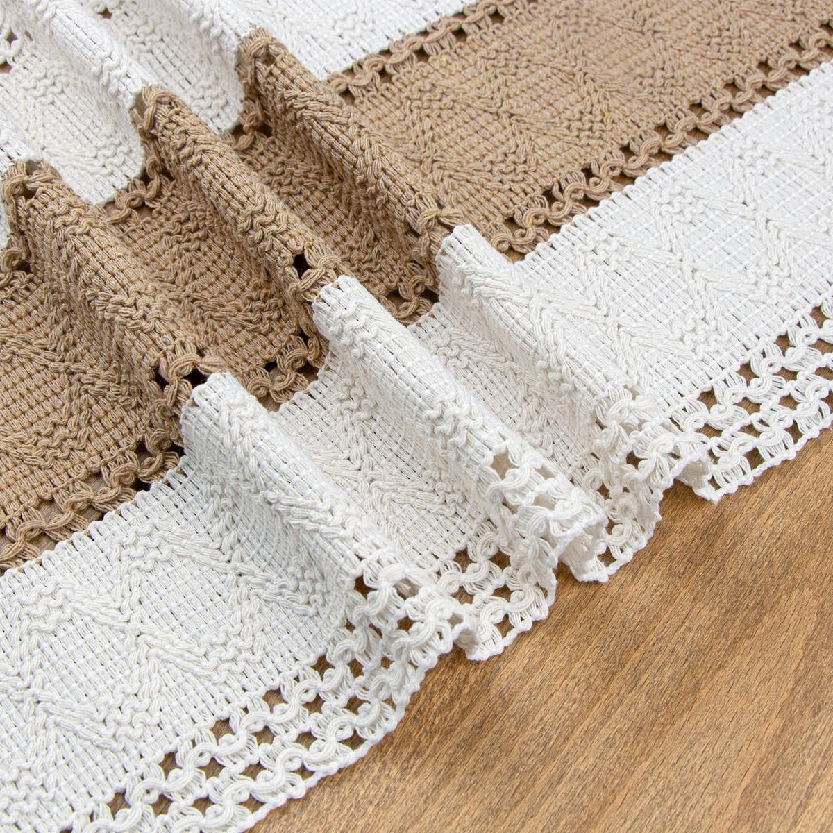 Boho Table Runner for Fall Home Decor 12x72 Farmhouse Woven Runner (6 Foot)