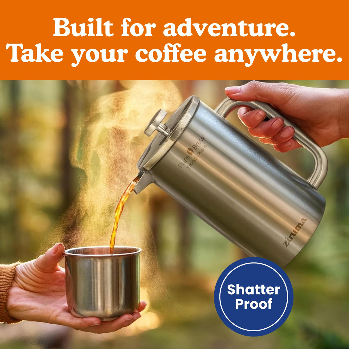 Non Toxic Stainless Steel French Press