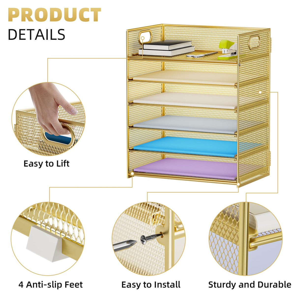 Paper Letter Tray Organizer