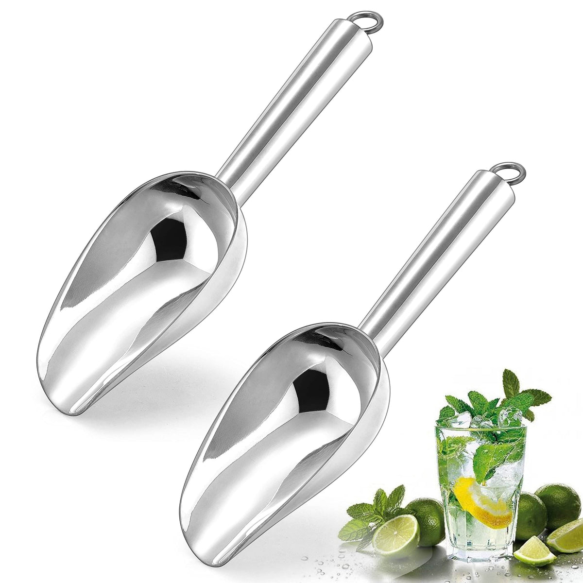 3oz Mini ice Scoop Set of 2 (2 Count)
