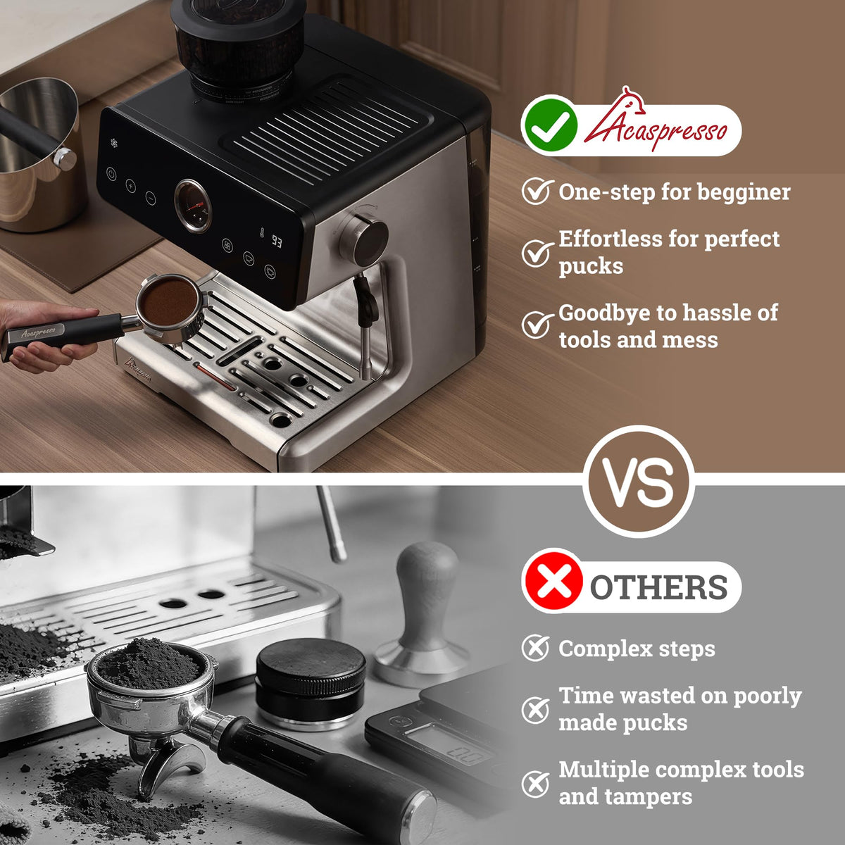 Espresso Machine with Grinder