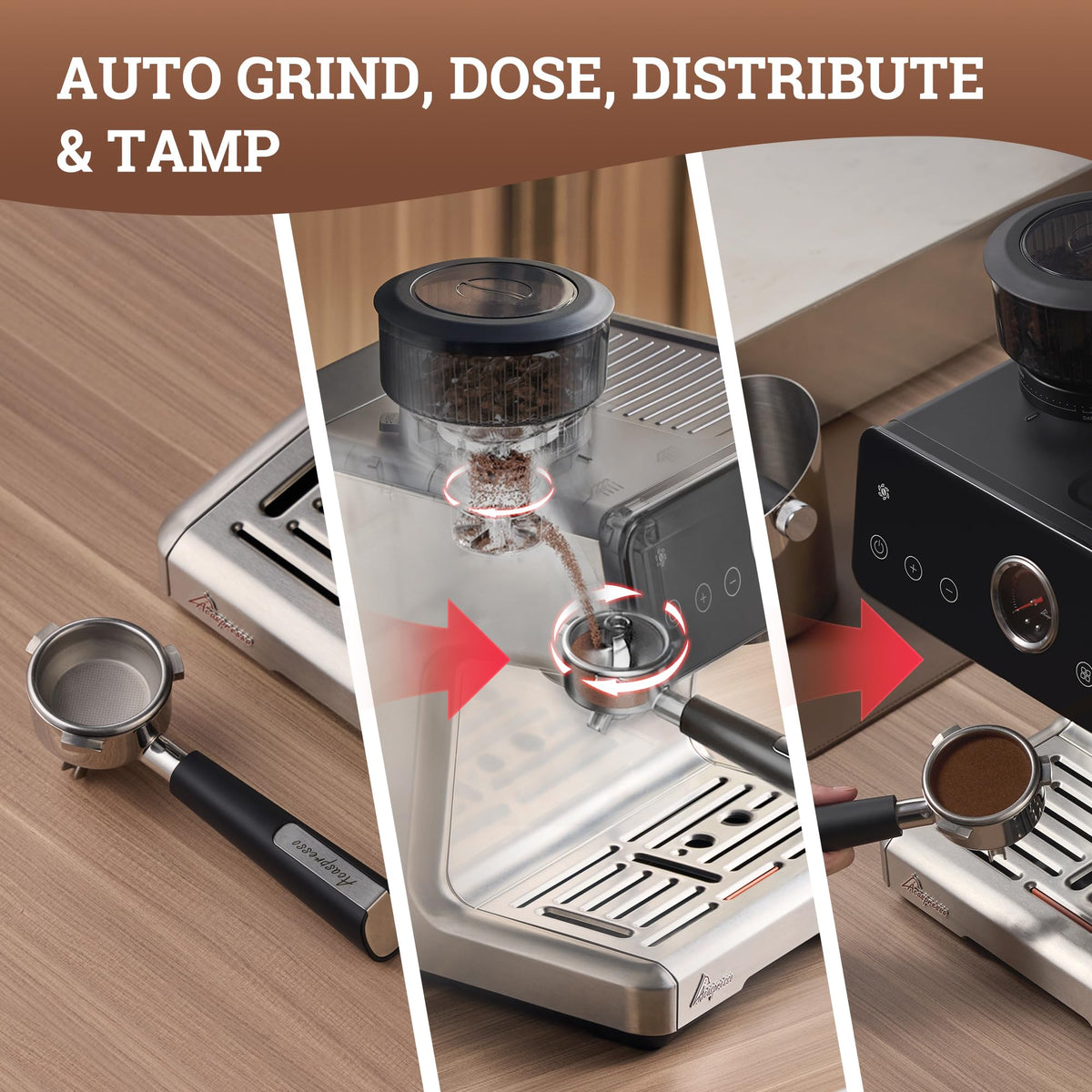 Espresso Machine with Grinder