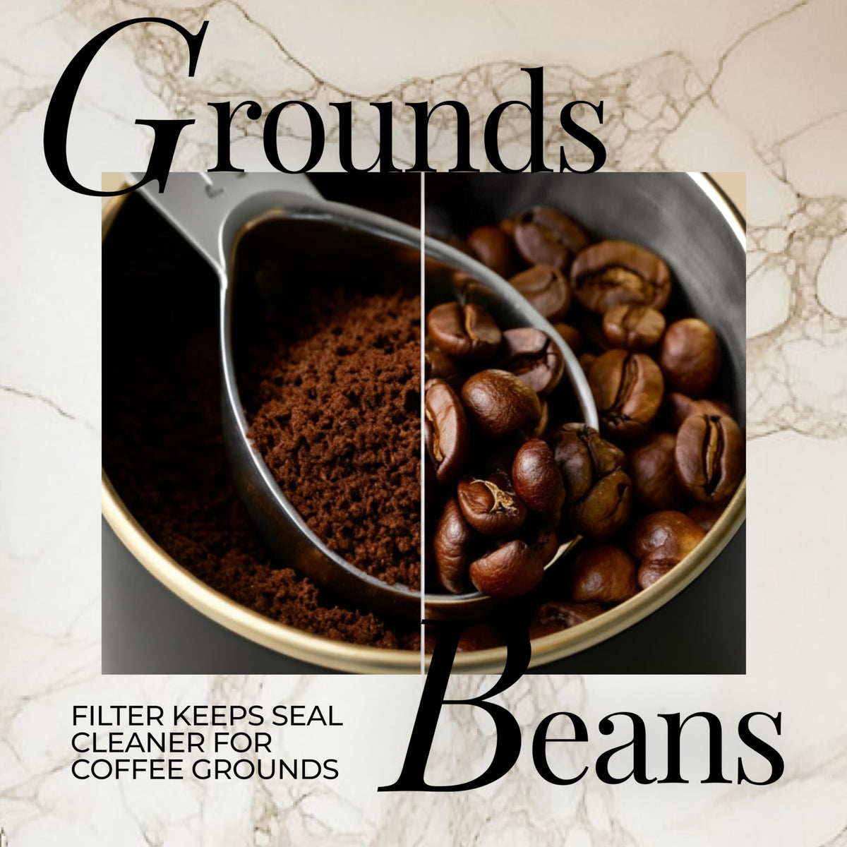 Coffee Bar Canisters Set of 2 (2 Count)