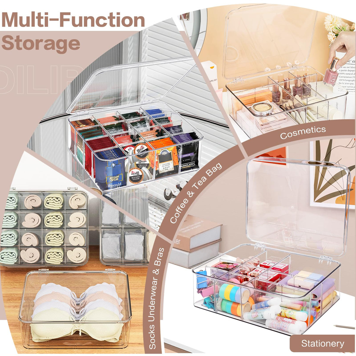 Socks Underwear Drawer Organizer for Closet