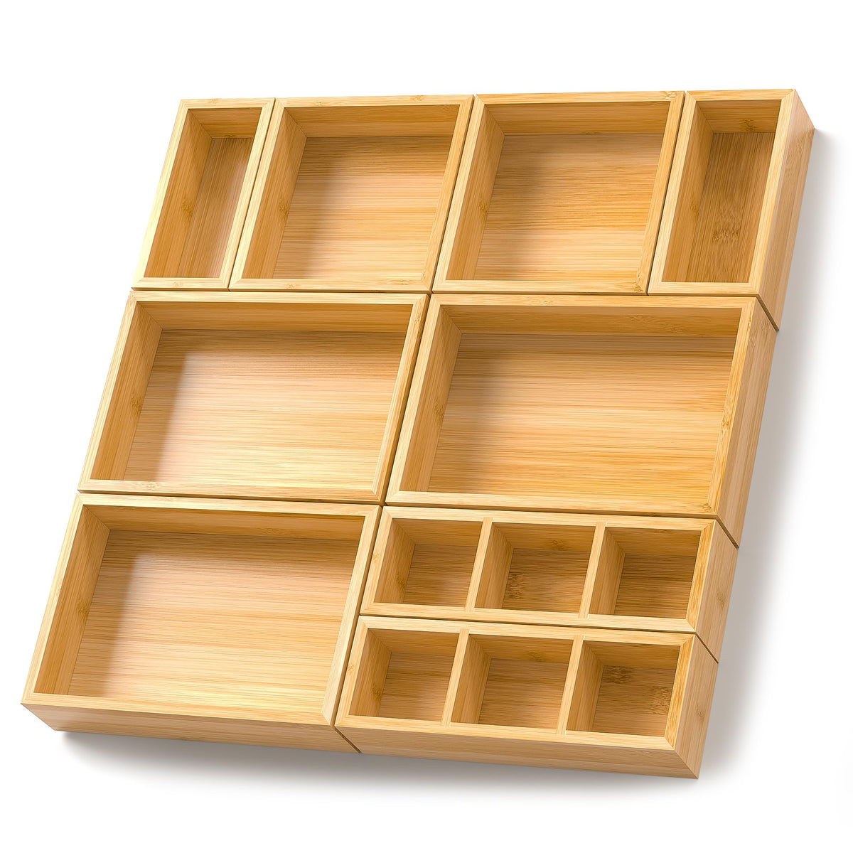 Bamboo Drawer Organizer