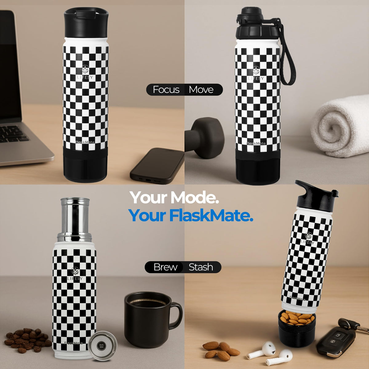 Cold Brew & Tea Infuser Bottle