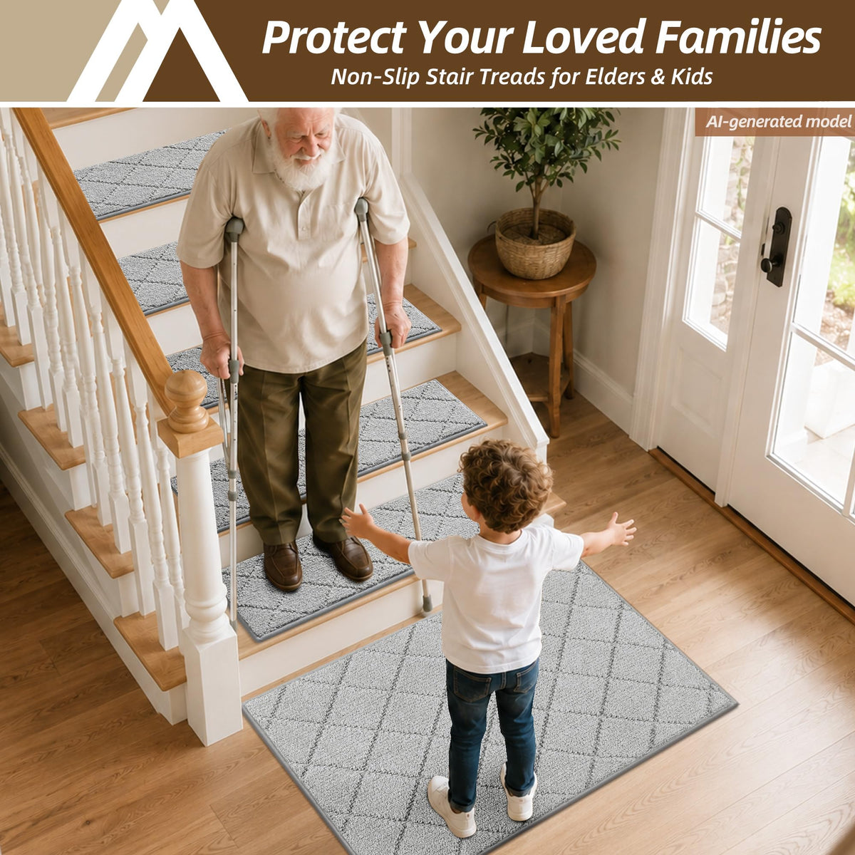 Stair Landing Rug Non