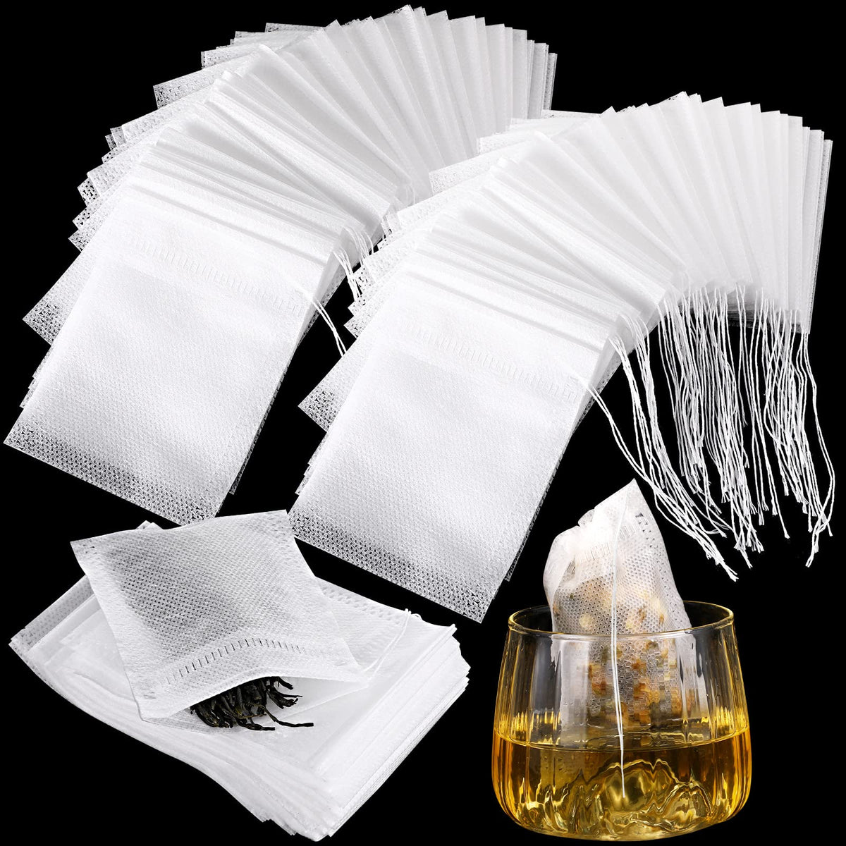 1000 Pcs Tea Bags for Loose Leaf Tea Drawstring