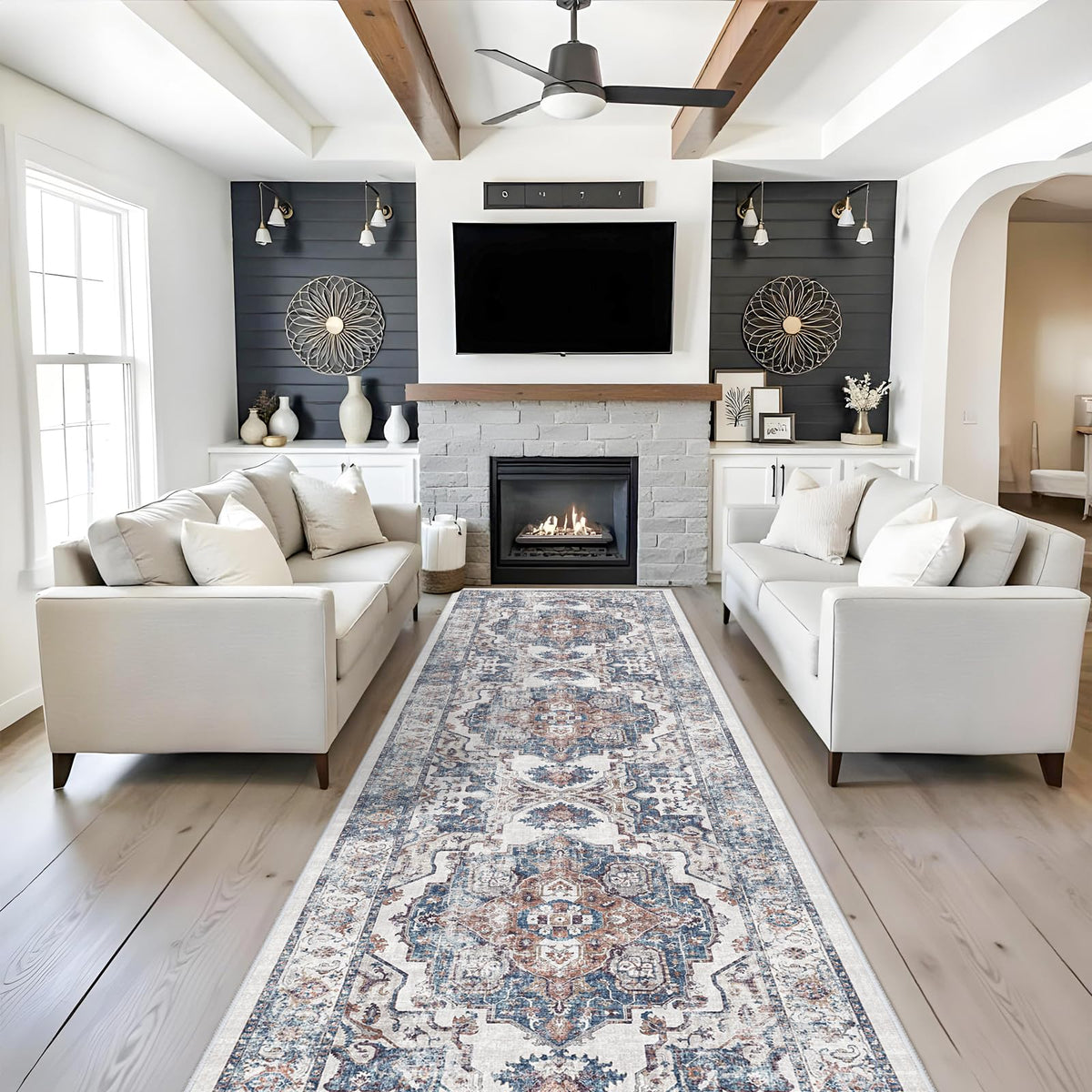 4x12 Wide Hallway Runner Rug