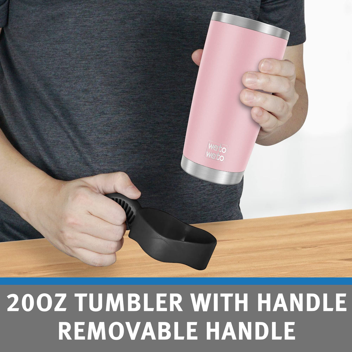 20oz Tumbler with 2 lids and 2 straws
