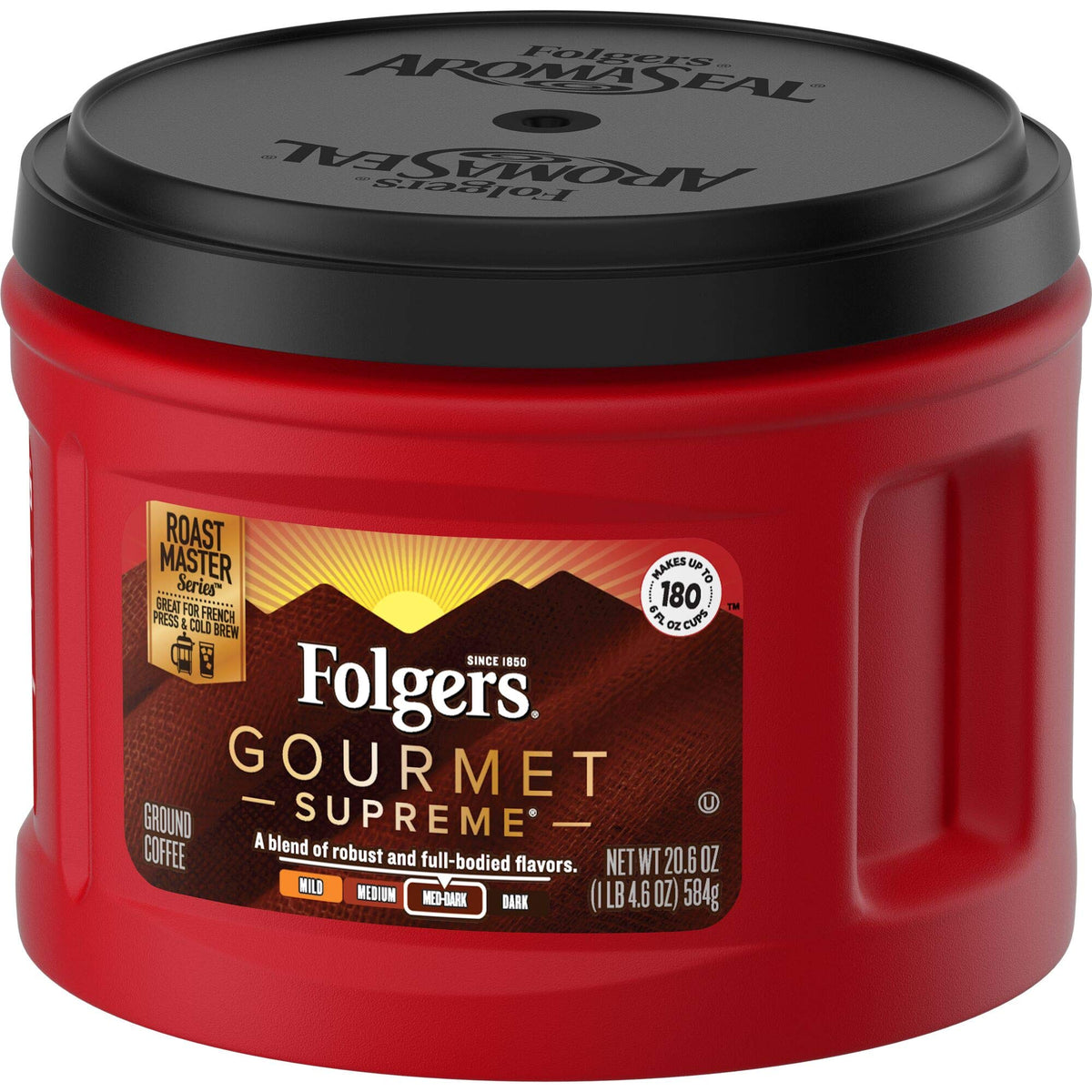 Gourmet Supreme Medium Dark Roast Ground Coffee (61.8 Ounce)