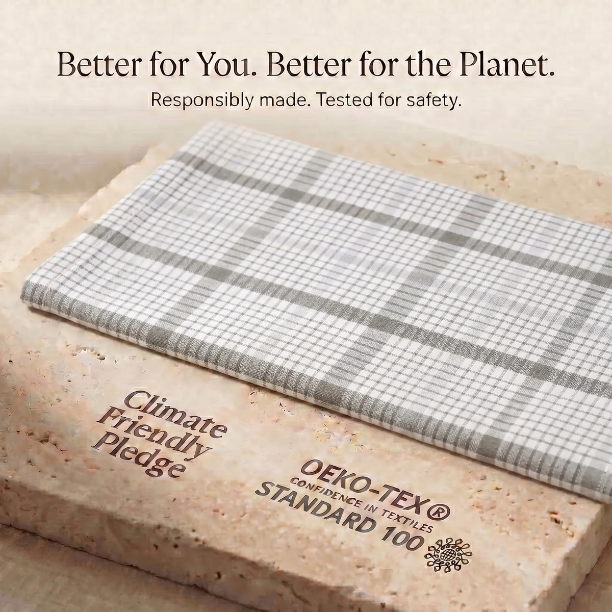 Kitchen Towels Cotton Dish Towels 20”x30” (6 Count)
