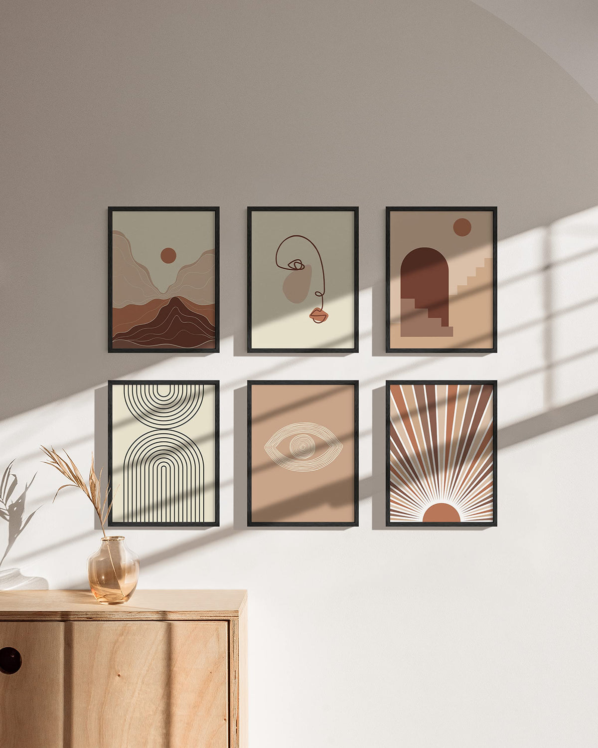 9x12 Black Oak Frame Set of 6 (6 Count)