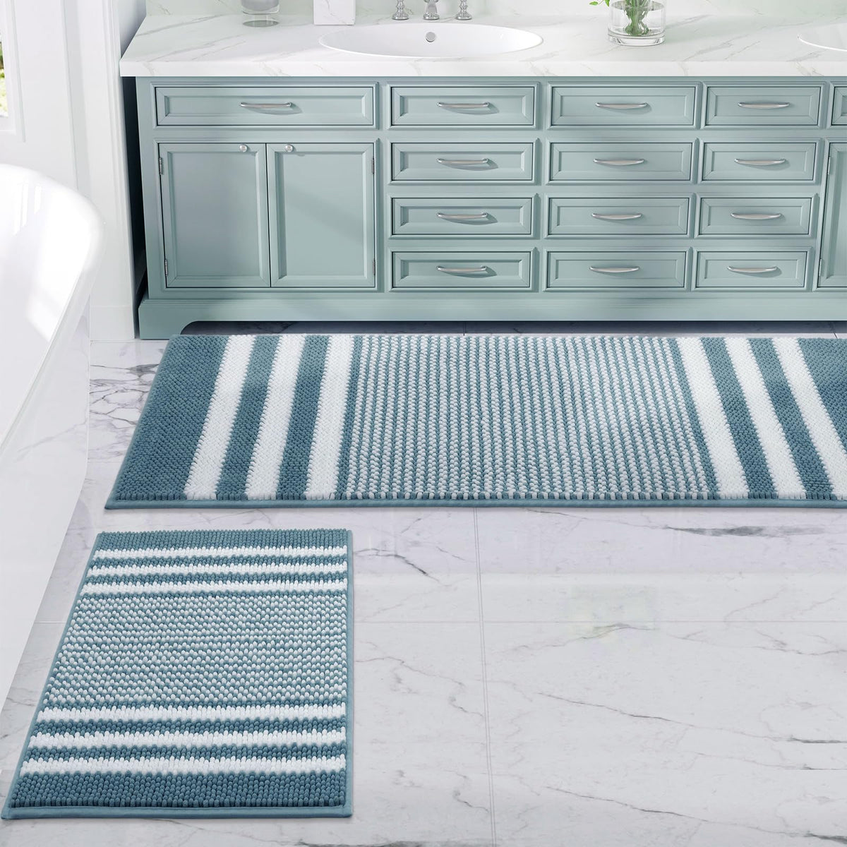 Bathroom Rugs Sets 2 Piece (9.2 Sq Ft)