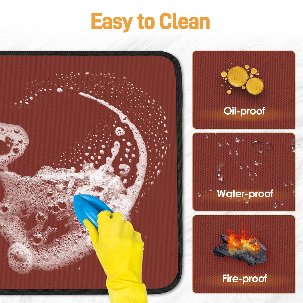 Heat Resistant Mats for Air Fryer on Countertop
