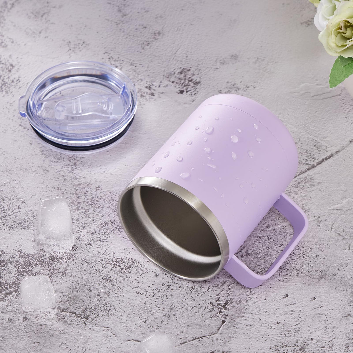 12oz Coffee Mug With Handle 2 Pack Bulk (2 Count)