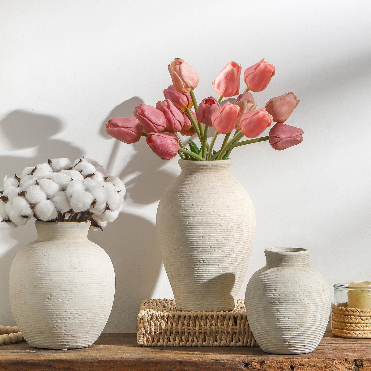 Ceramic Flower Vase Home Decor