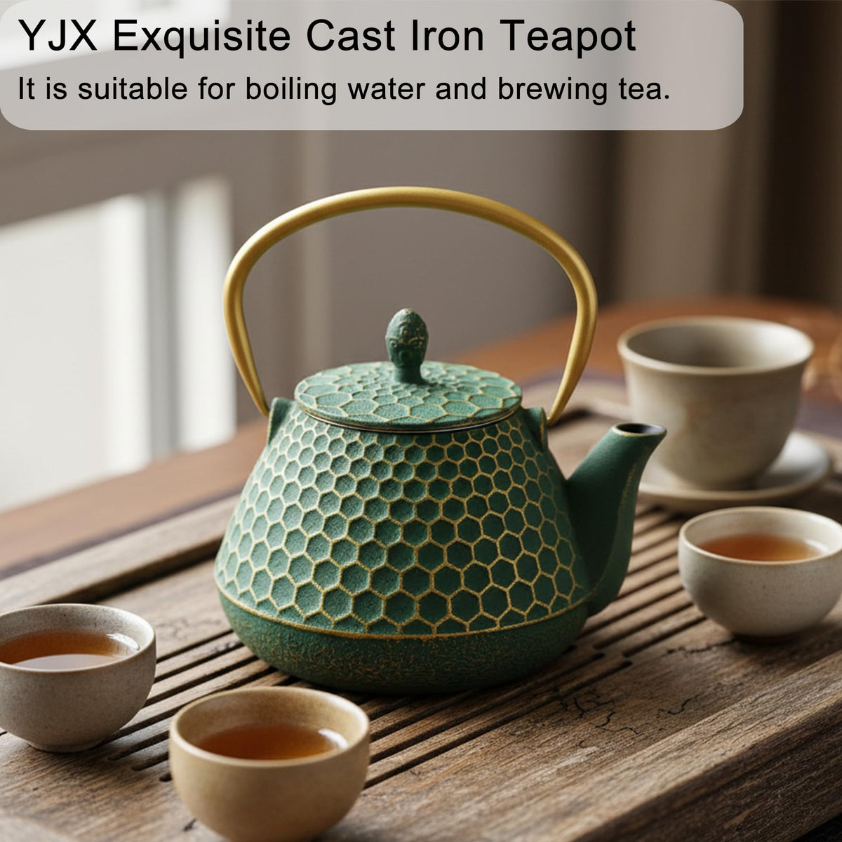 Cast Iron Tea Kettle