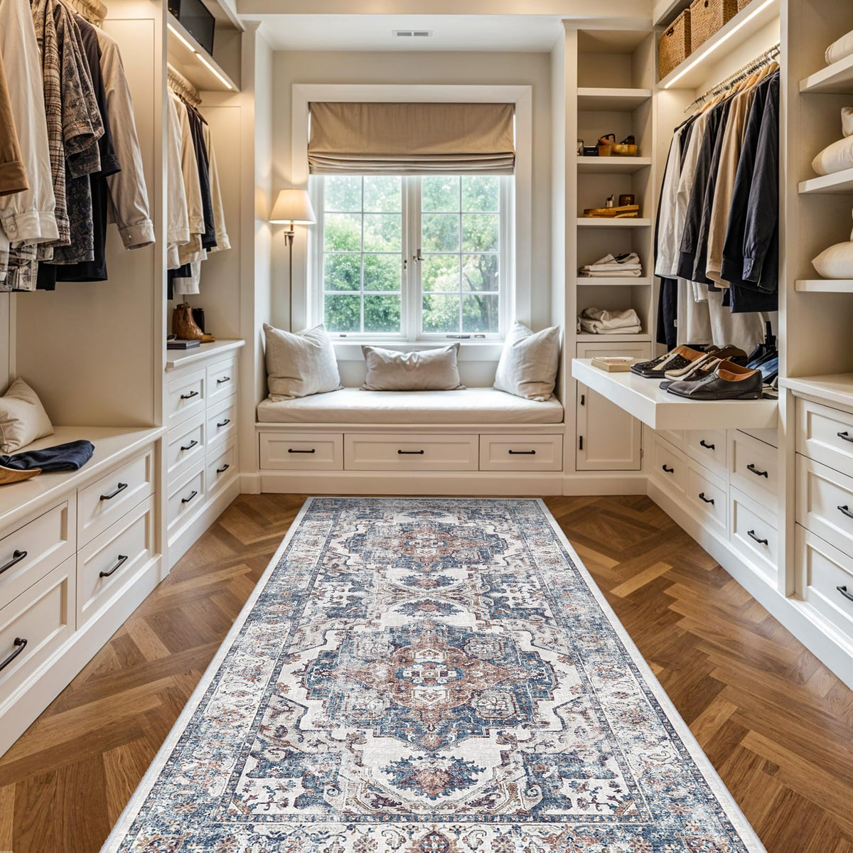 Washable 4x8 Hallway Area Rug (32 Sq Ft)