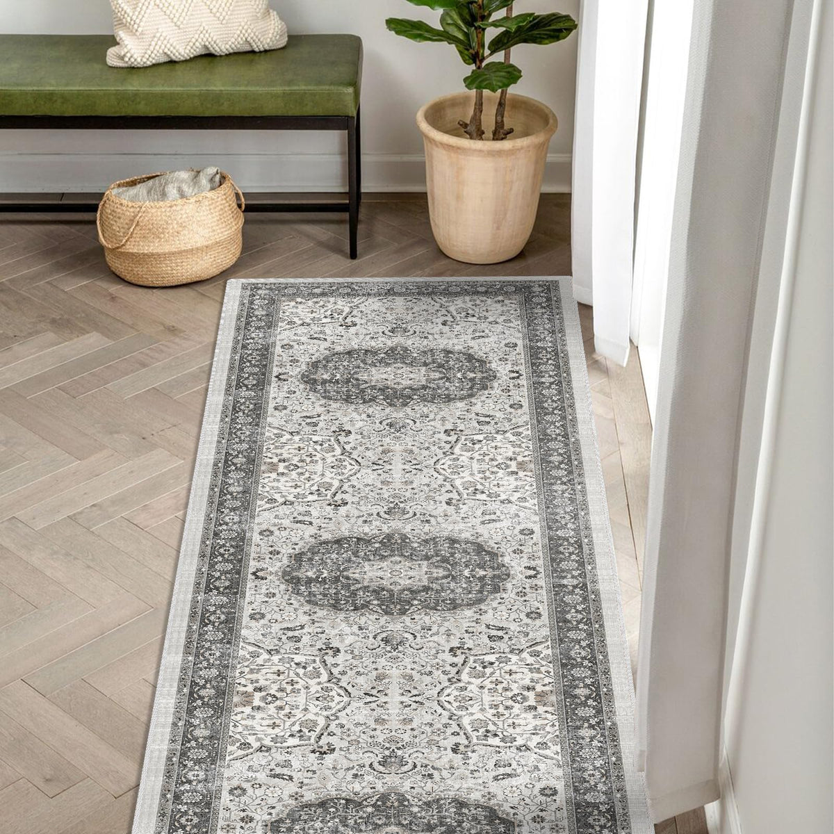 Hallway 2x5 Washable Runner Rug