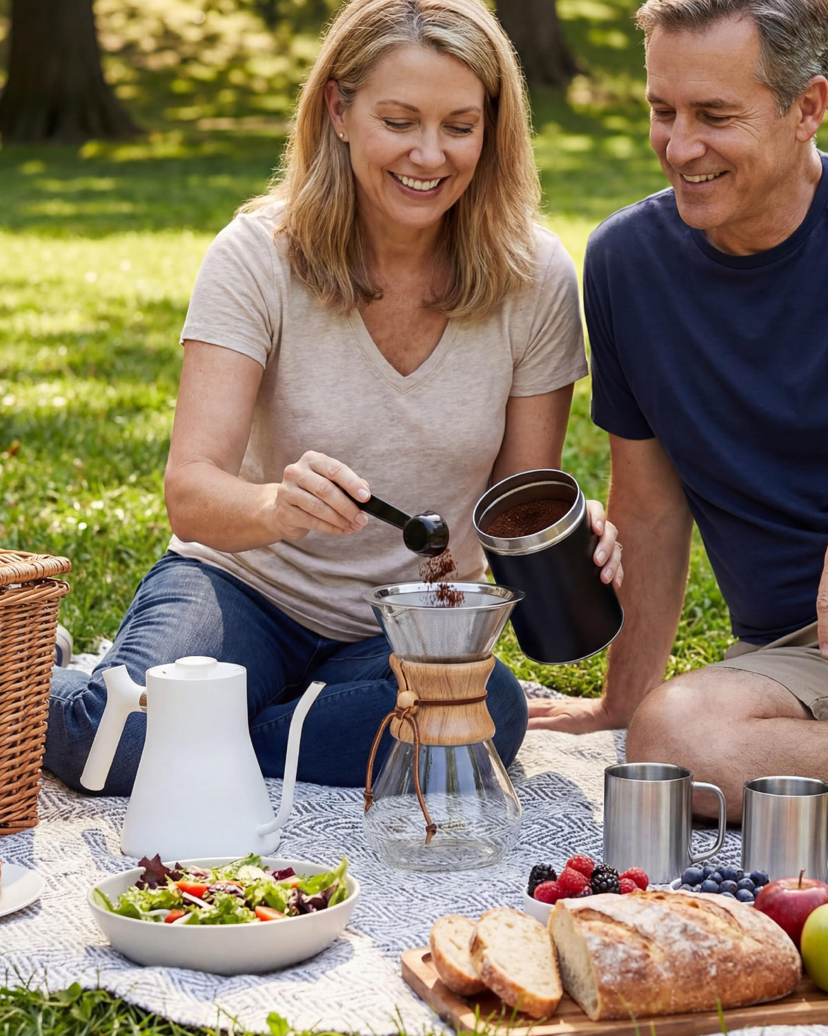 Pour Over Coffee Maker Set