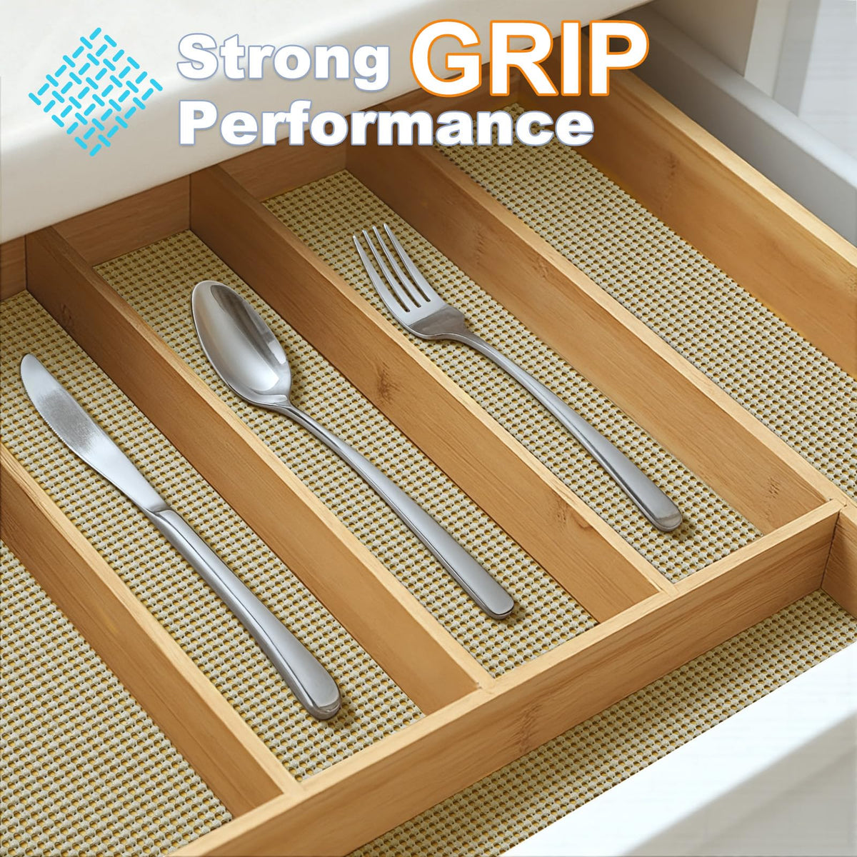 Non Slip Shelf Cabinet and Drawer Liner (175 Sq Ft)