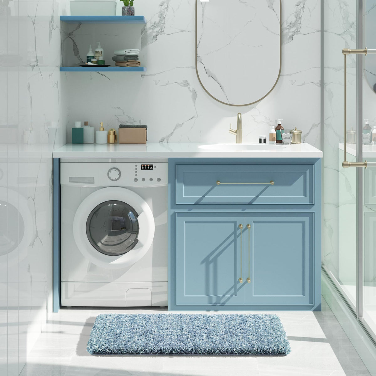 Bathroom Rugs Non Slip Washable 36X24