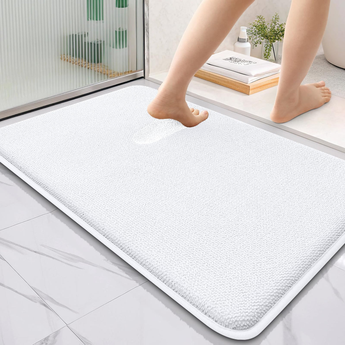 Thick Memory Foam Bathroom Rugs 36x24