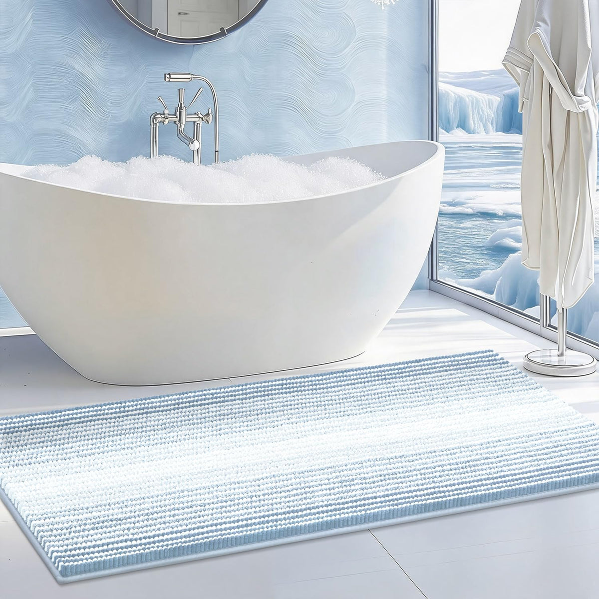 Large Bathroom Rugs Runner