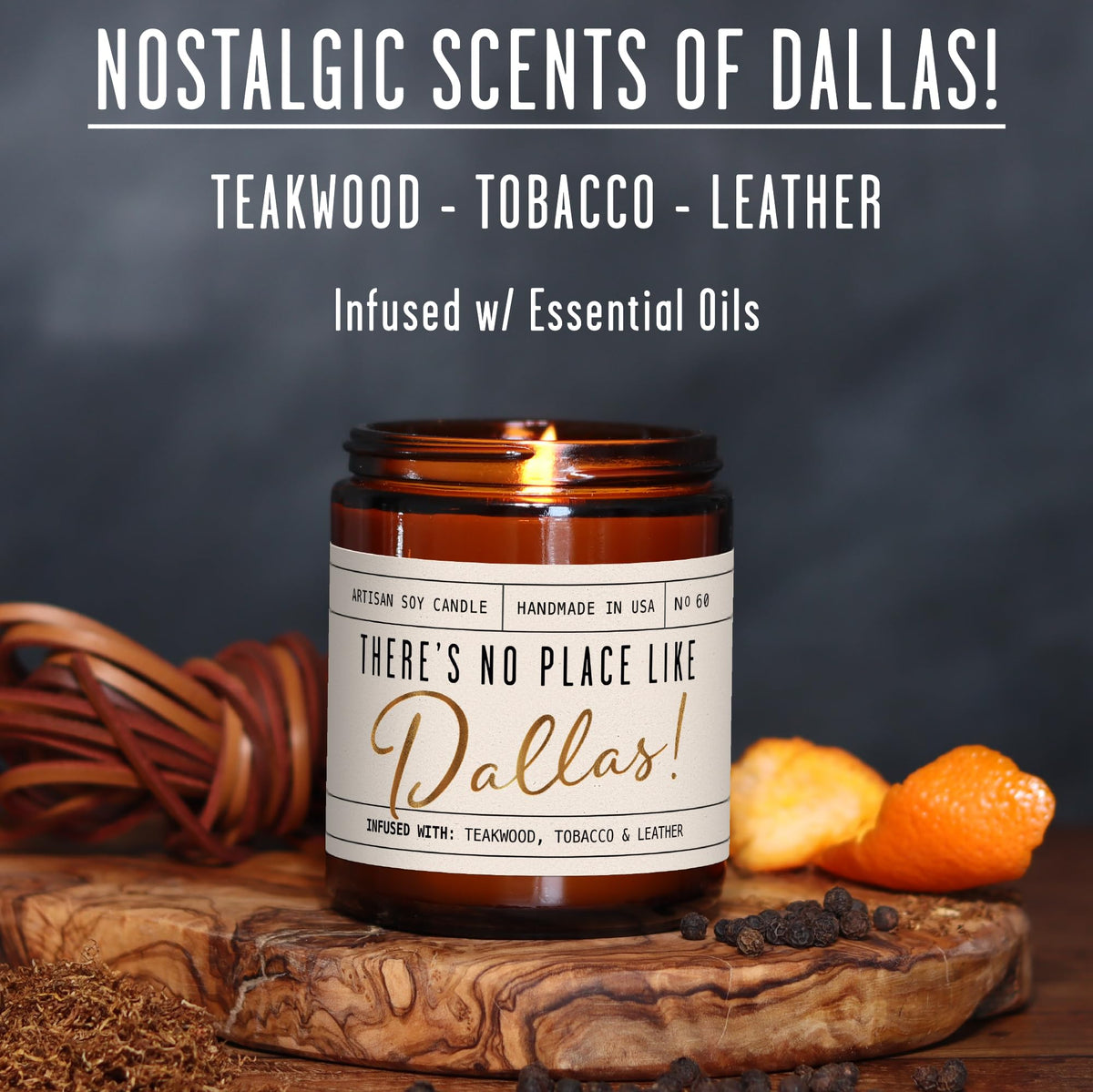 Dallas Gifts Dallas Decor for Home (9 Ounce)