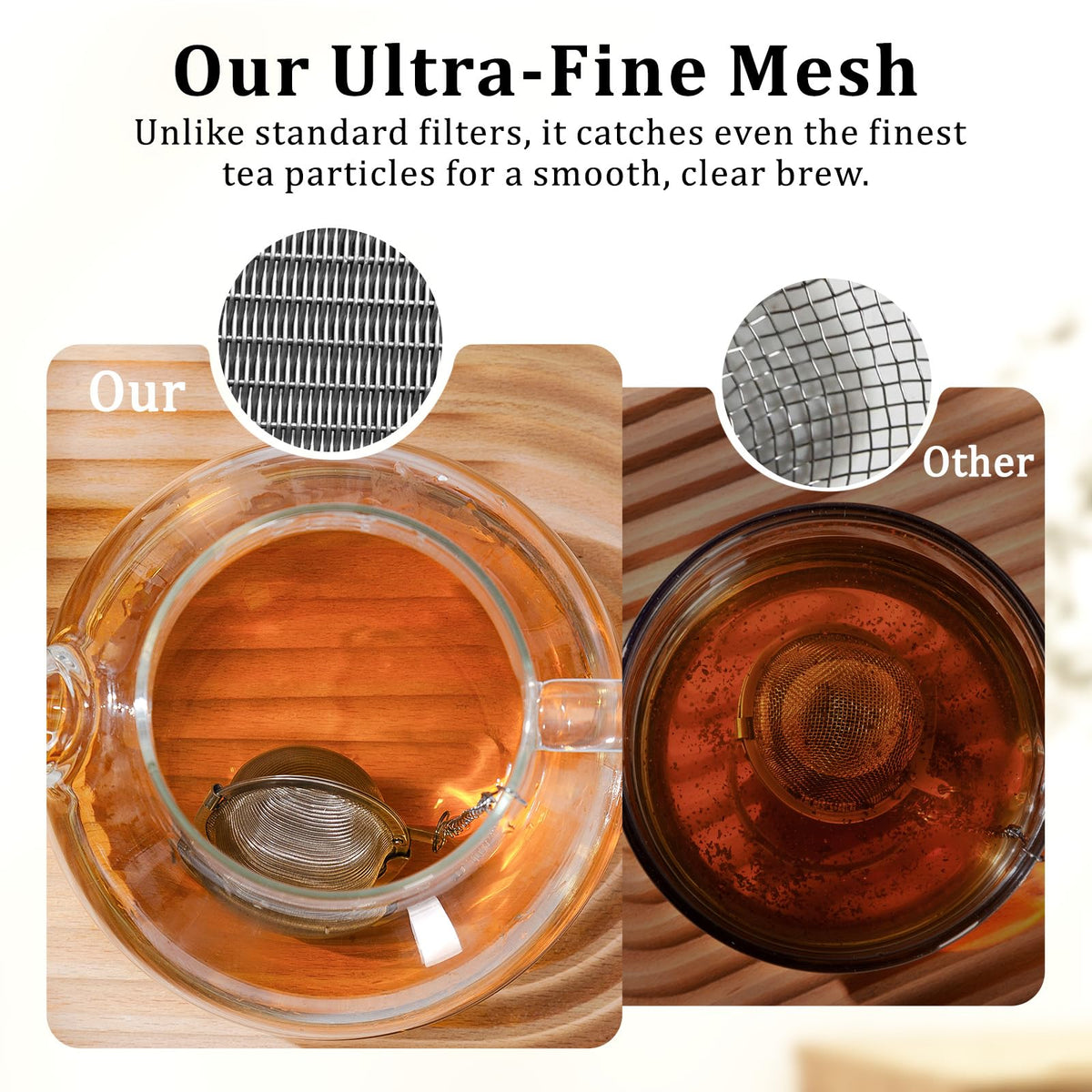 304 Stainless Steel Tea Ball Tea Holder Tea Infuser (2 Count)