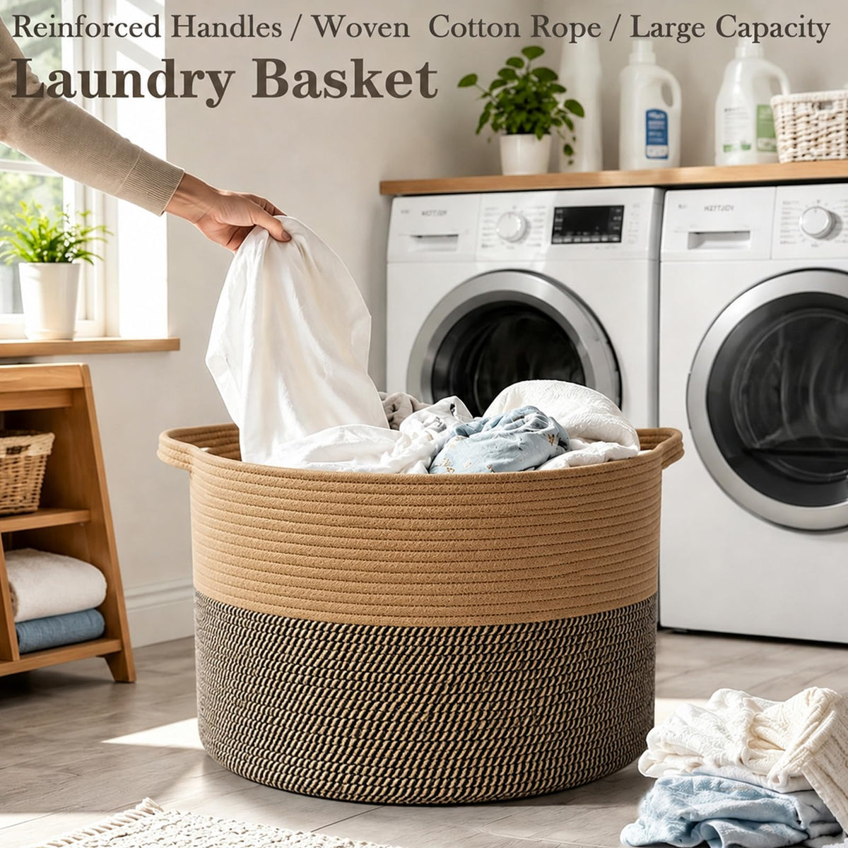 65L Large Blanket Basket