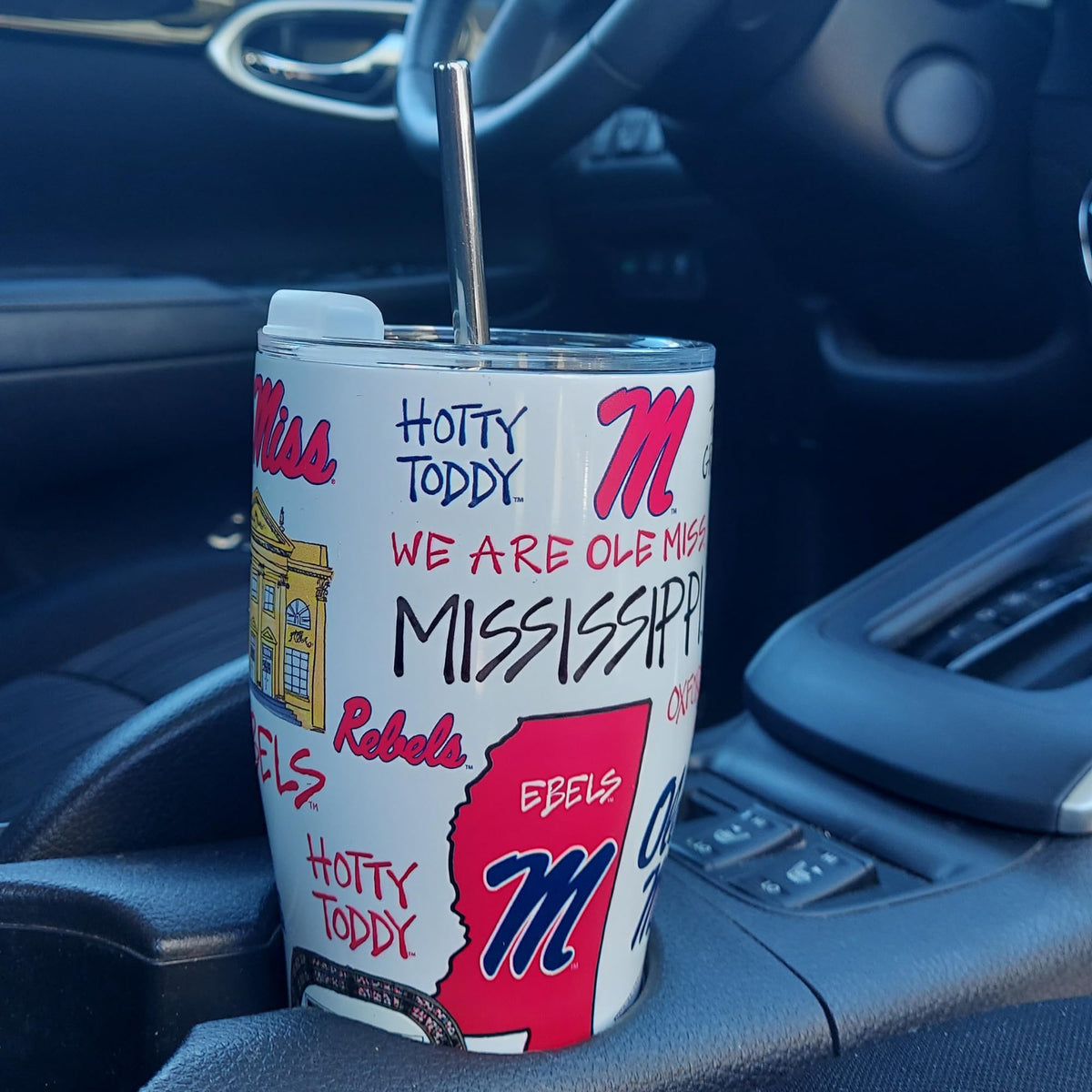 University of Mississippi 30oz Stainless Steel 3D Icon Mug w