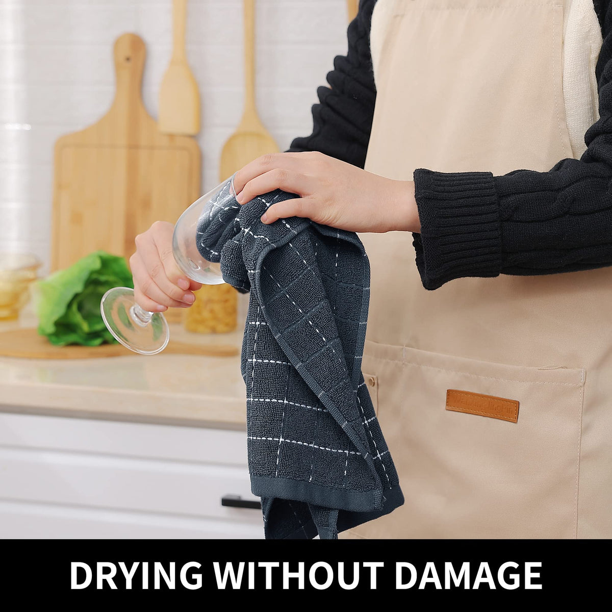 100% Cotton Terry Kitchen Towels (18 Count)