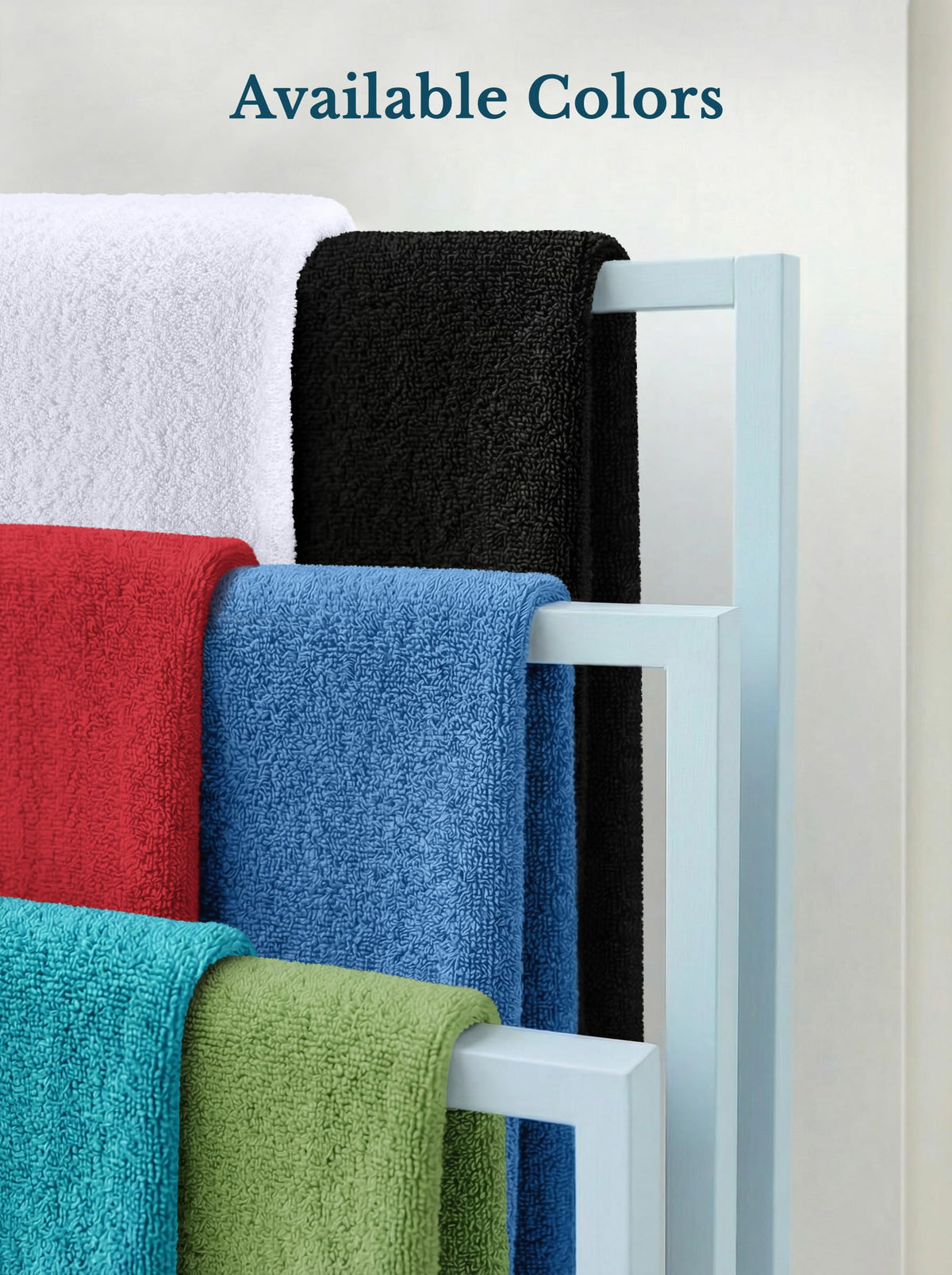 4 Pack Premium Bath Towels (4 Count)