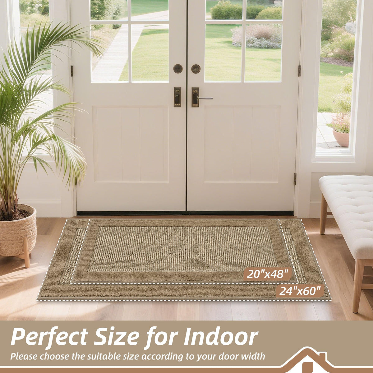 Indoor Door Mat 24" x 60" (14.4 Sq Ft)