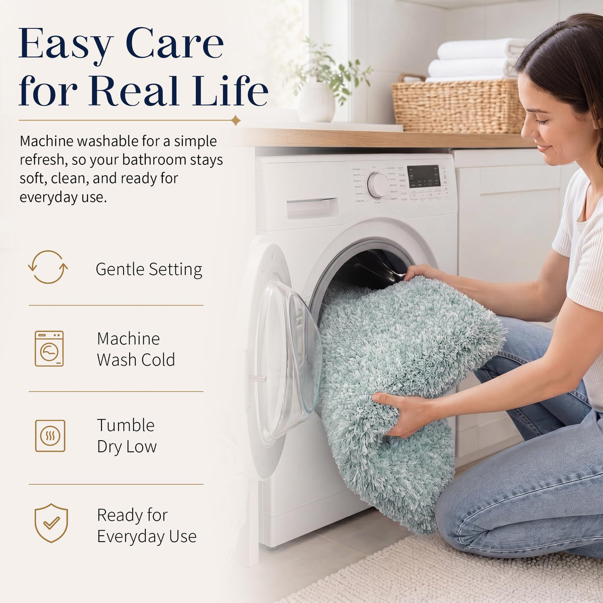 Luxury Bathroom Rugs
