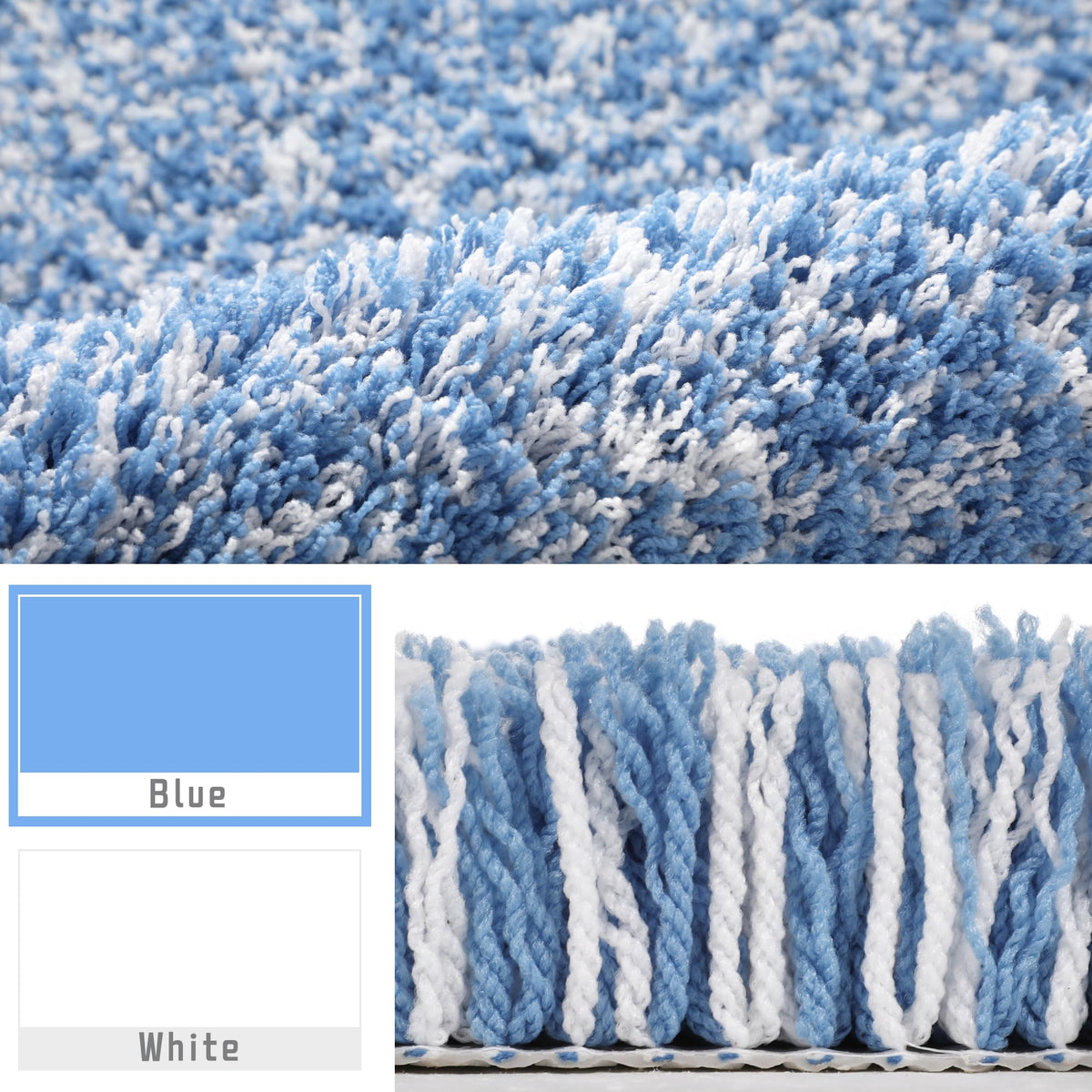 Toilet Rugs U Shaped Washable 24X20
