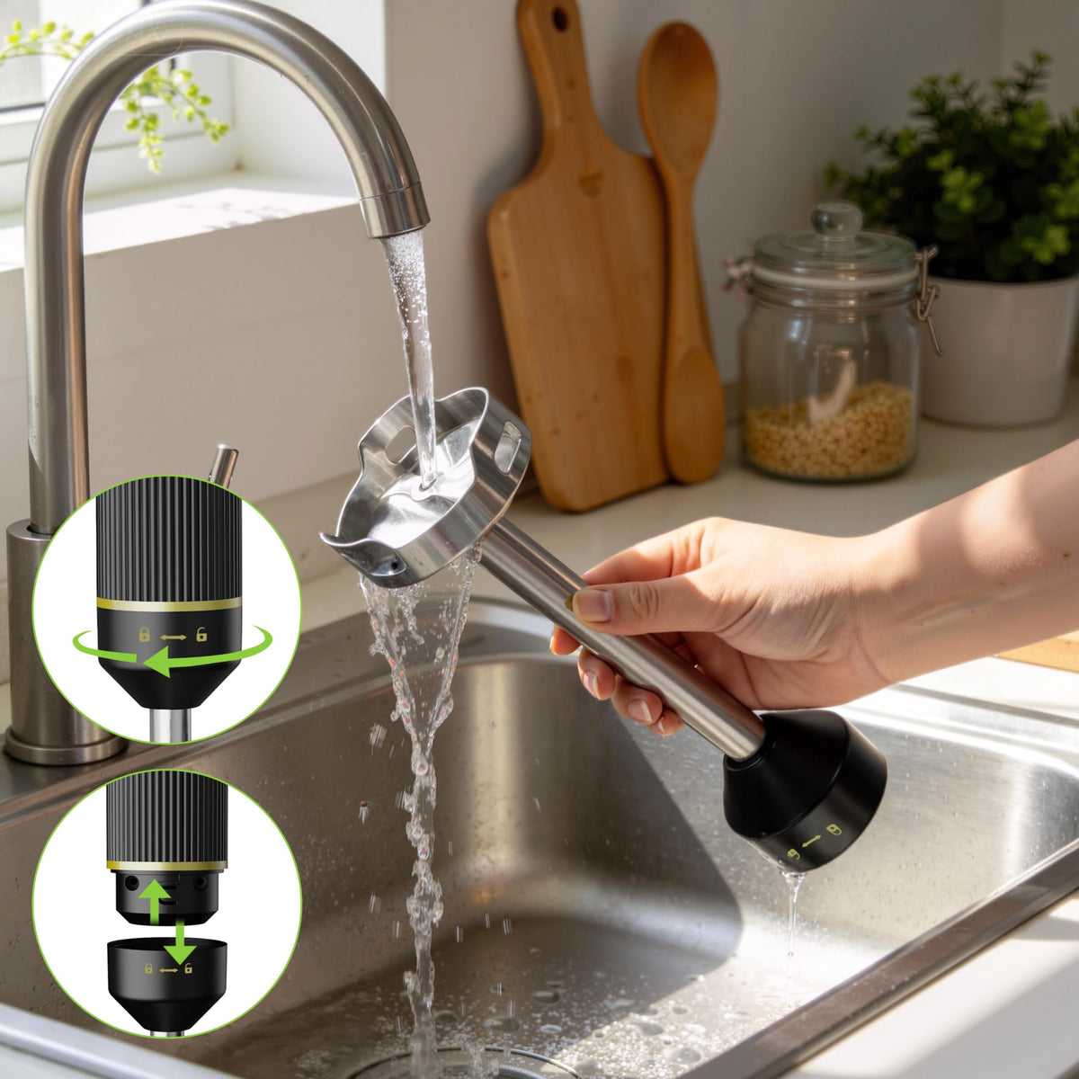1200W Immersion Blender Handheld