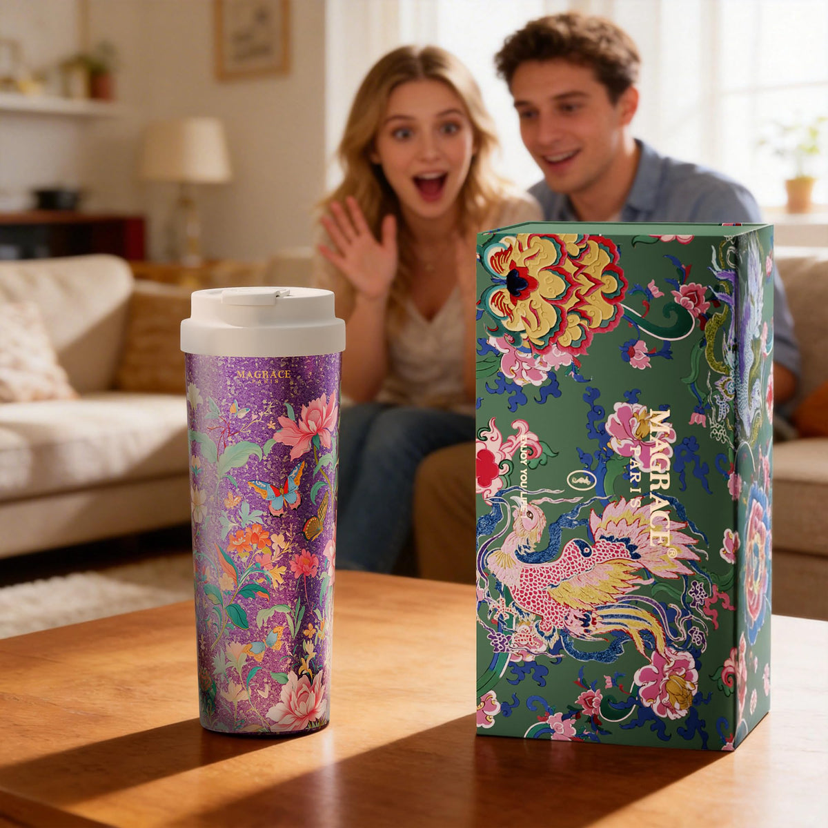 Titanium Travel Coffee Mug 27oz UltraLight Vacuum Insulated Tumbler